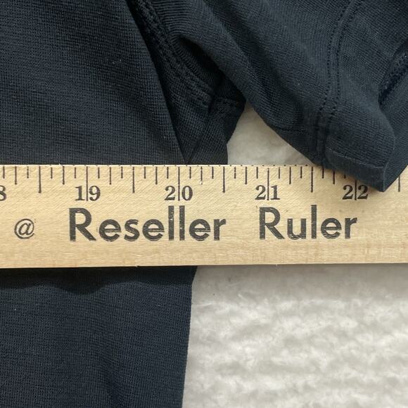 Lululemon Shirt Mens Medium Black Evolution Polo Short Sleeve Golf Performance - Picture 6 of 8